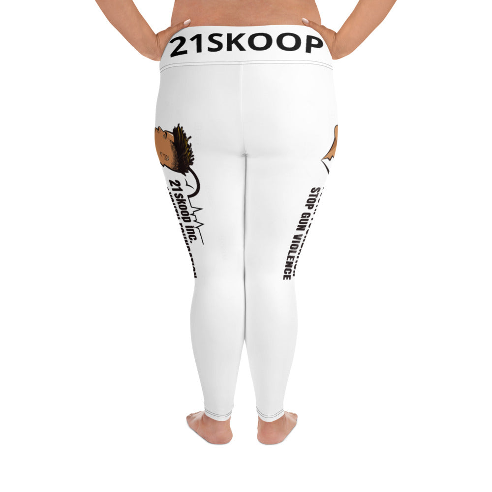 All-Over Print Plus Size Leggings