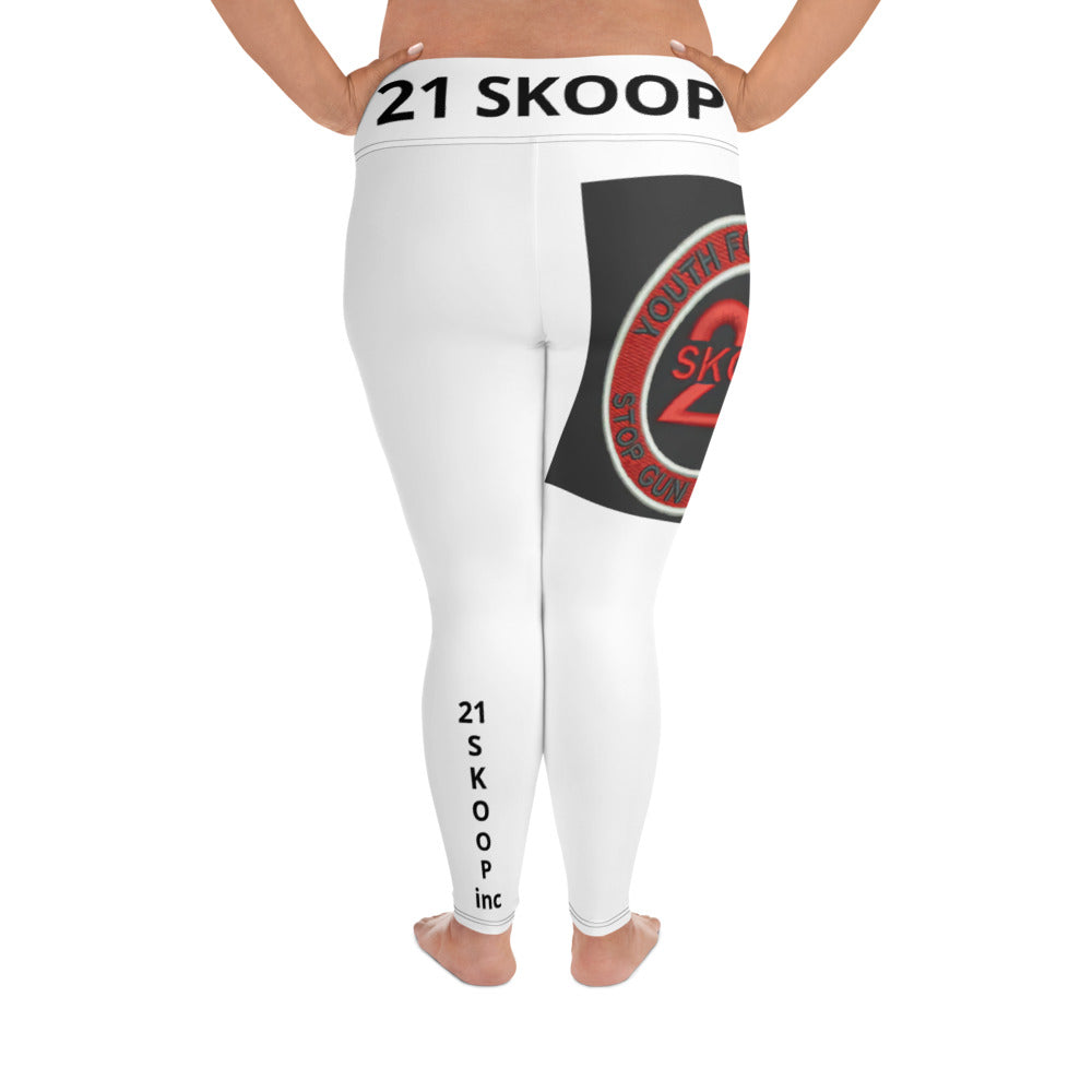 All-Over Print Plus Size Leggings