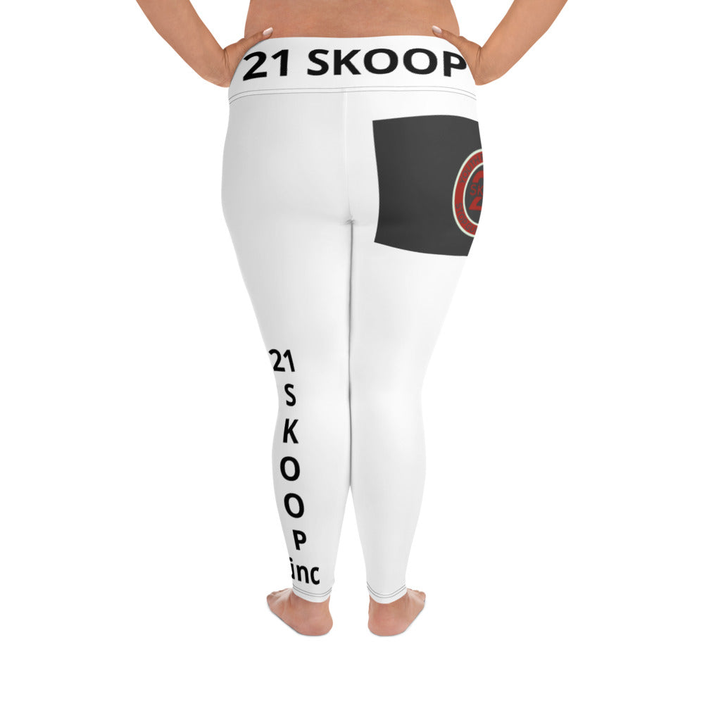 All-Over Print Plus Size Leggings