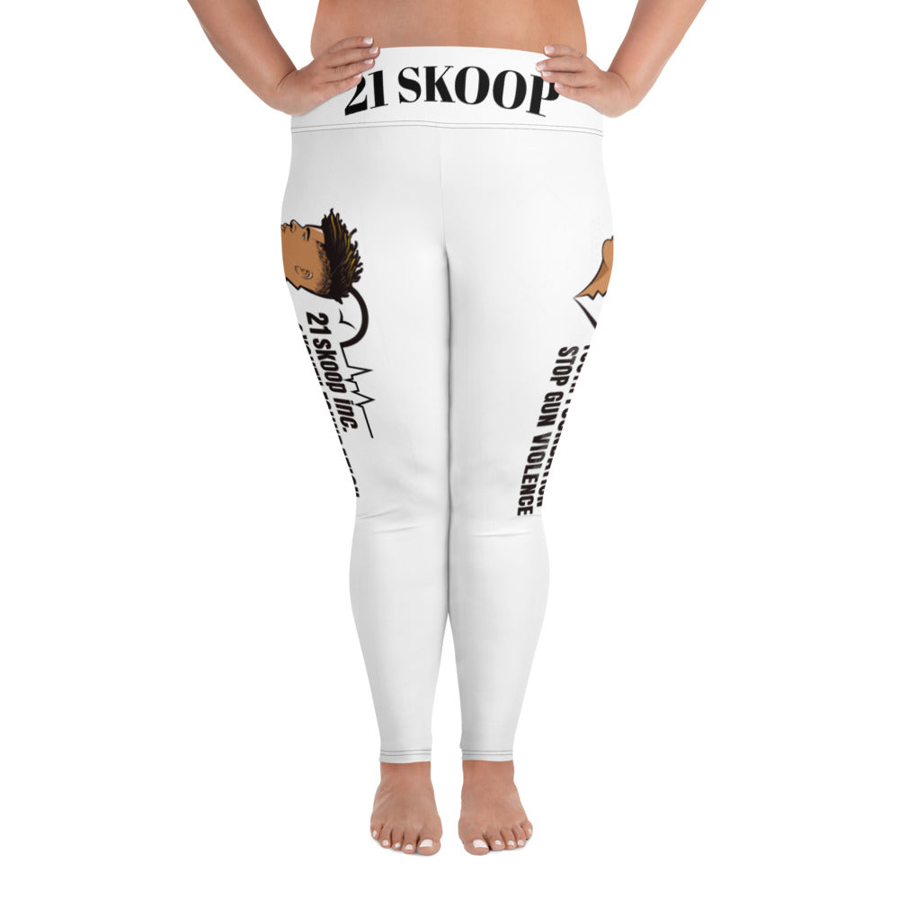 All-Over Print Plus Size Leggings