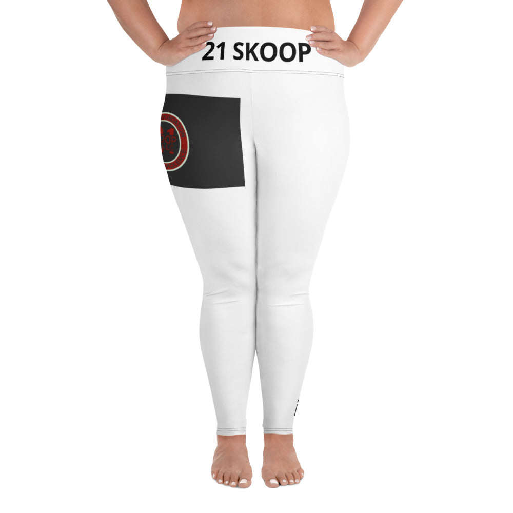 All-Over Print Plus Size Leggings