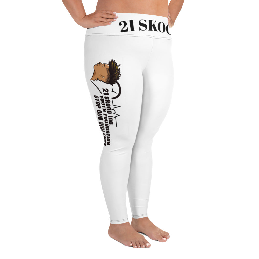 All-Over Print Plus Size Leggings