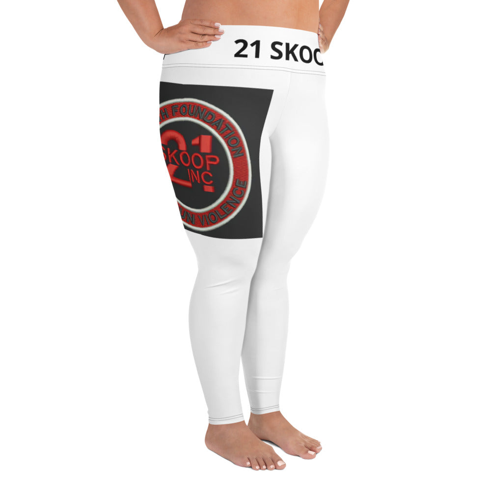 All-Over Print Plus Size Leggings