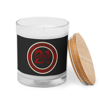 Glass jar candle