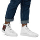 Men’s high top canvas shoes