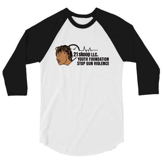 3/4 sleeve raglan shirt